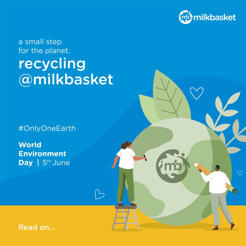 World Environemt Day - Milkbasket Post about the Recycling Feature