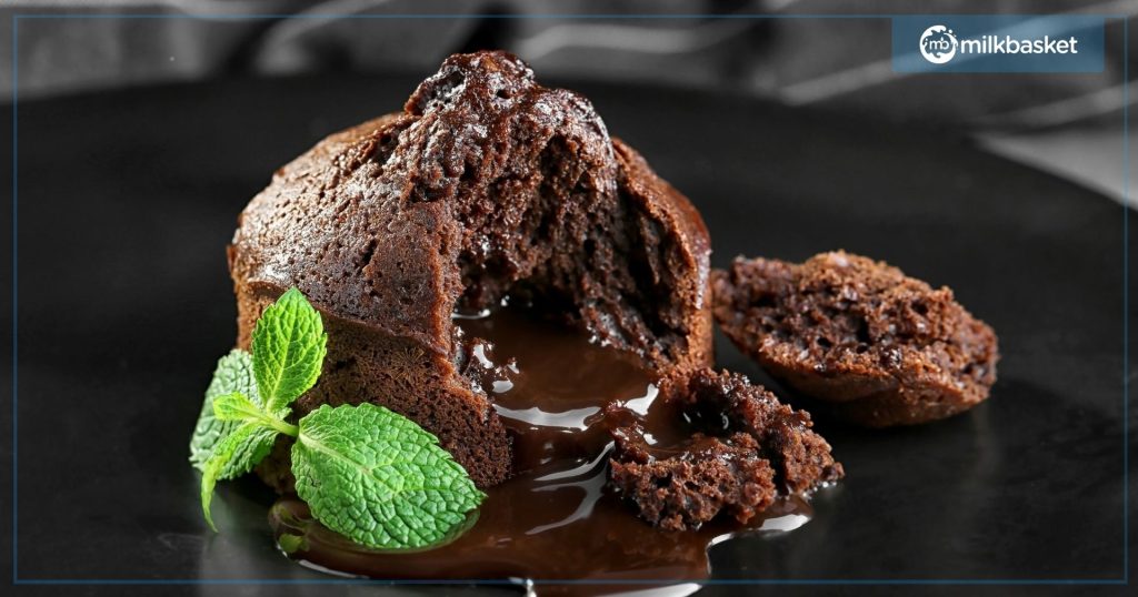 Chocolate Lava Cake made the easiest way possible.