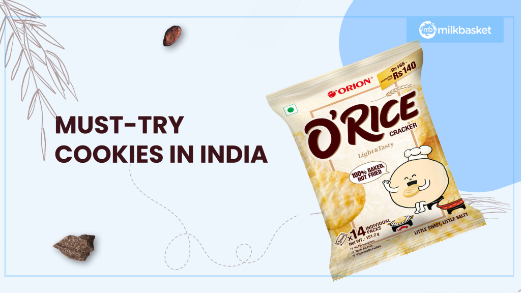 Orion O' Rice Cracker - best cookies in India to try