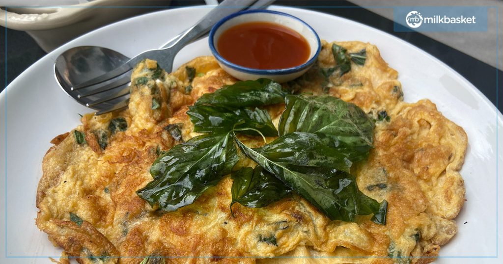spinach omelette recipe