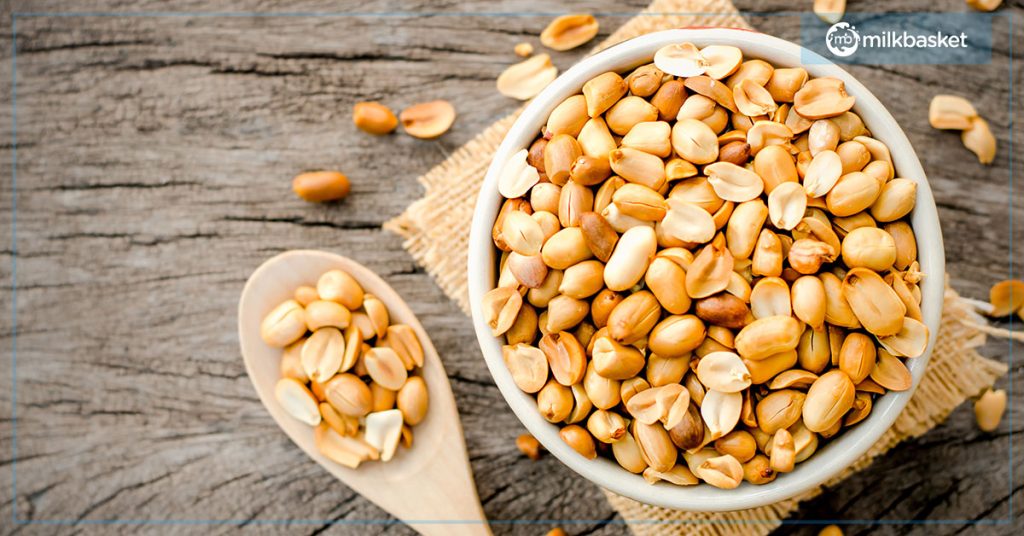 Peanuts are a great source of healthy fats and protein