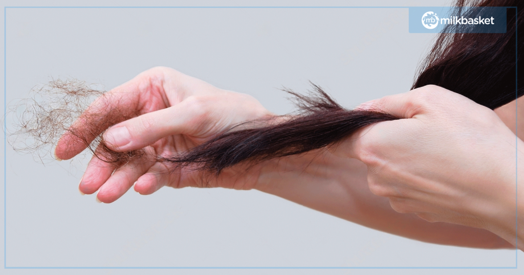 hairfall is a major issue we're facing 